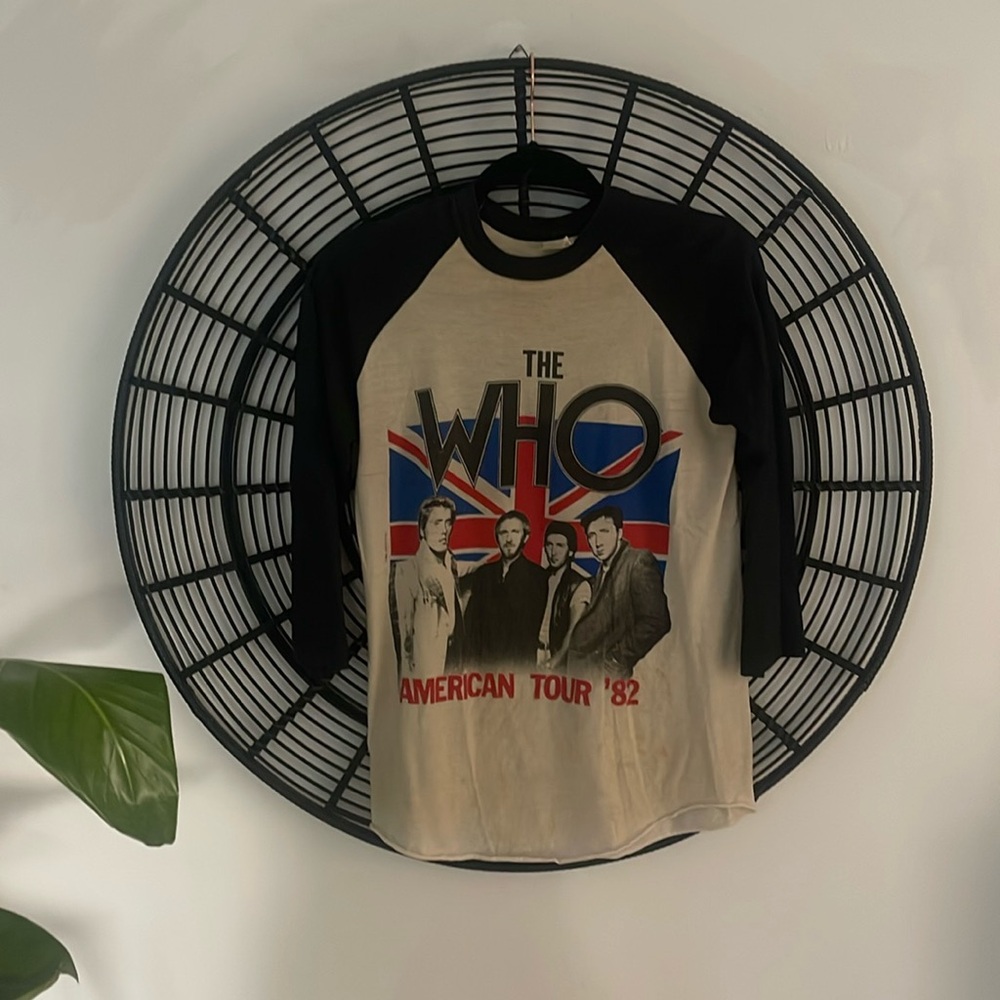 The WHO Vintage band tee